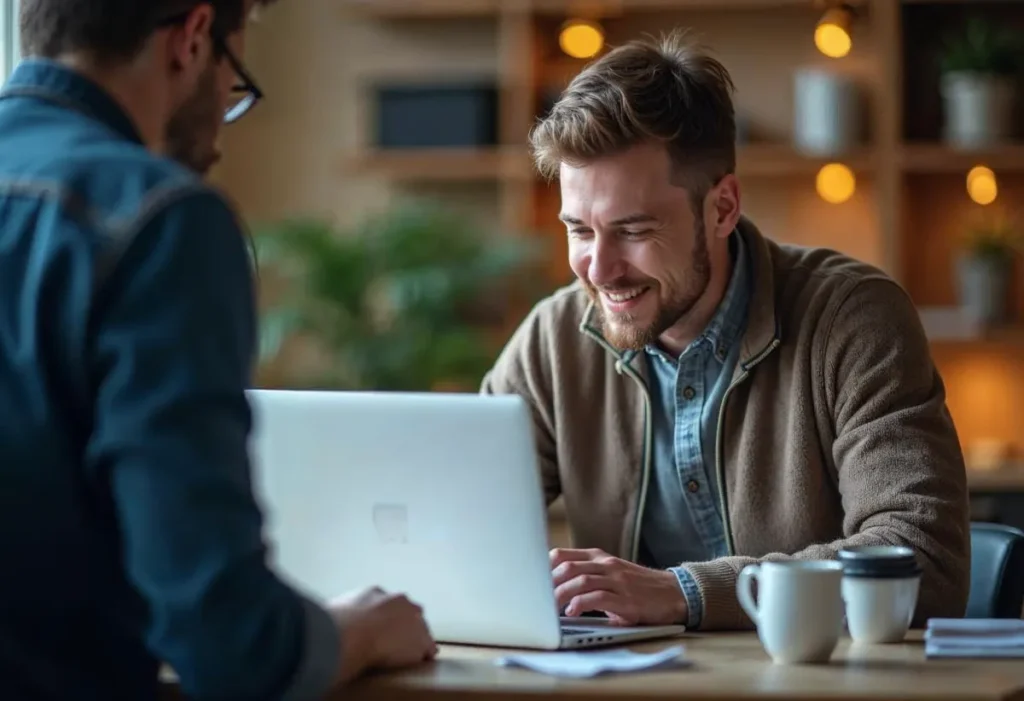 customer reading personalized email