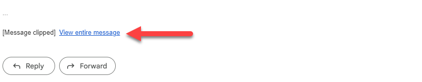 Clipped Message in Gmail