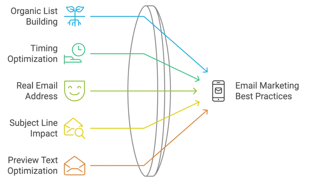 email marketing best practices graphic